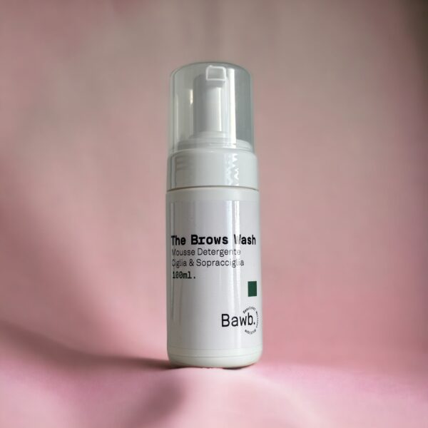 Mousse Detergente Curativa per Ciglia e Sopracciglia di Bawb.