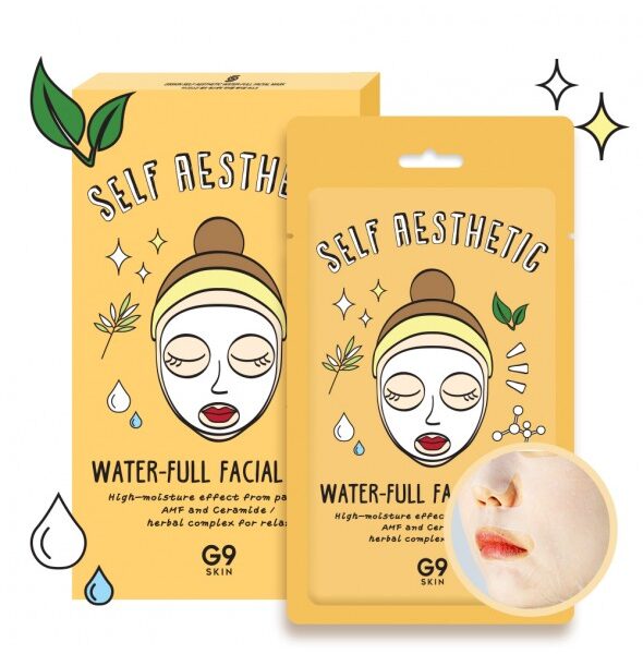 Sheet Mask Idratante Viso di G9 Skin