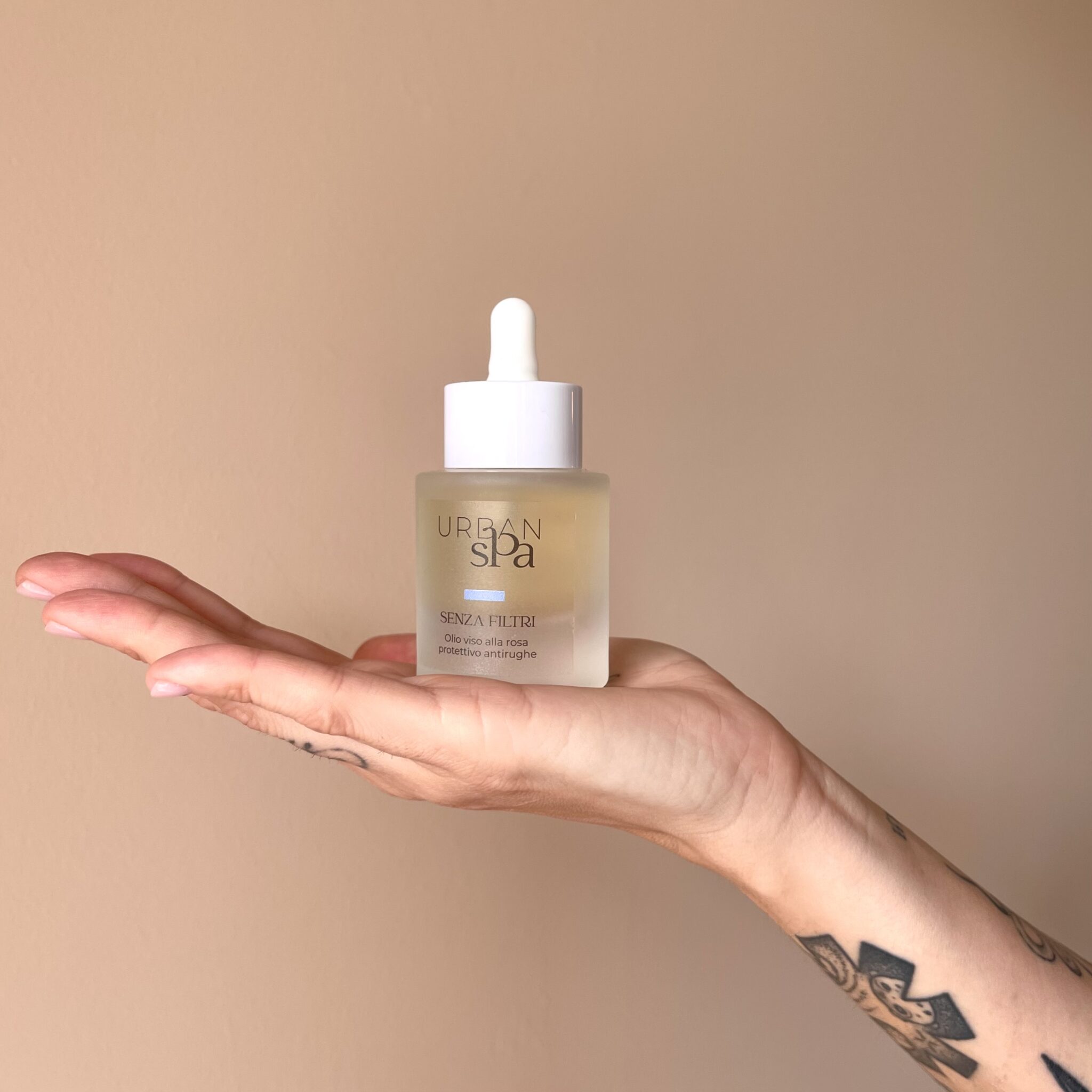 SENZA FILTRI olio viso alla Rosa 🌹by Urban Spa