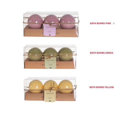 BOMBE DA BAGNO set da 3 pezzi by JOVO