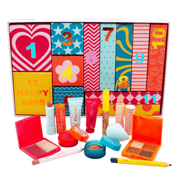 12 HAPPY DAYS make up surprise box BY JOVO